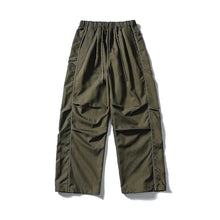 Load image into Gallery viewer, Pleated Quick-drying Reflective Strip Loose Drawstring Pants