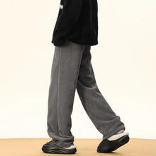 Load image into Gallery viewer, Thick Cotton Casual Corduroy Straight Wide-leg Pants