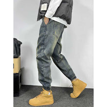 Load image into Gallery viewer, Casual Loose Vintage Blue Jeans
