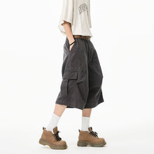 Load image into Gallery viewer, American Loose Straight Knee-length Casual Pants