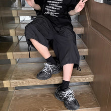 Load image into Gallery viewer, American Casual Loose Wide-leg Workwear Cropped Trousers