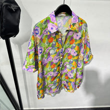 Load image into Gallery viewer, Oil Painting Design Loose Casual Shirt