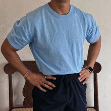 Load image into Gallery viewer, Textured Casual Knit T-shirt