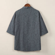 Load image into Gallery viewer, Cardigan Vintage Button Jacquard Shirt