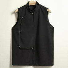Load image into Gallery viewer, Stand-up Collar Loose Irregular Vest