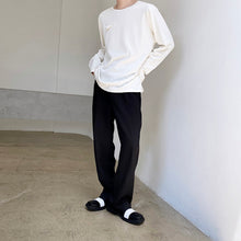 Load image into Gallery viewer, Simple Shoulder Padded Loose Shirt