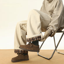 Load image into Gallery viewer, American Style Rolled Hem Corduroy Straight Casual Pants