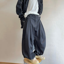 Load image into Gallery viewer, Retro Loose Silhouette Topstitched Pleated Bloomers