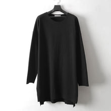 Load image into Gallery viewer, Solid Color Long Cotton Short-sleeved T-shirt