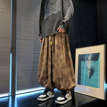 Load image into Gallery viewer, Retro Jacquard Cropped Wide-leg Pants