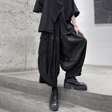 Load image into Gallery viewer, Retro Big Pocket Dark Pattern Nine-point Bloomers