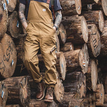 Load image into Gallery viewer, Retro Khaki Classic Overalls