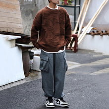 Load image into Gallery viewer, Fake Two-piece Round Neck Pullover Sweater