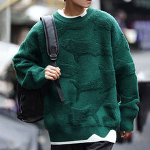 Load image into Gallery viewer, Fake Two-piece Round Neck Pullover Sweater