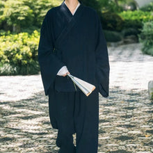 Load image into Gallery viewer, Wudang Practice Sanqing Collar Wide Sleeves Taoist Robe