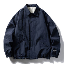 Load image into Gallery viewer, Japanese Retro Loose Casual Collared Coach Jacket