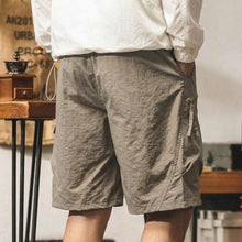 Load image into Gallery viewer, Khaki Gorpcore Cooling Ice Silk Lightweight Cargo Shorts
