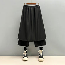 Load image into Gallery viewer, Irregular Multi-layer Cropped Hakama Pants