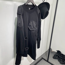 Load image into Gallery viewer, Irregular Stitching Workwear Long-sleeved Sweatshirt