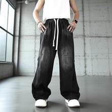 Load image into Gallery viewer, Retro Straight Wide-leg Jeans