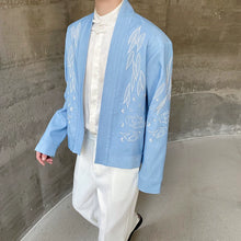 Load image into Gallery viewer, Simple Embroidered Short Retro Cardigan