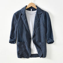 Load image into Gallery viewer, Solid Color Loose Three-quarter Sleeve Jacket