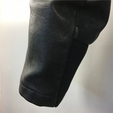 Load image into Gallery viewer, Faux Leather Plus Velvet Thickened Small Cuffs Skinny Pants