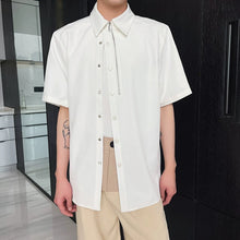 Load image into Gallery viewer, Casual Lapel Zipper T-shirt