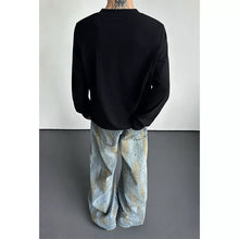 Load image into Gallery viewer, Japanese Retro Crossover Neck T-shirt