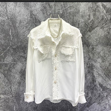 Load image into Gallery viewer, Loose Patchwork Square Collar Casual Jacket
