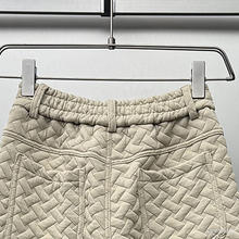 Load image into Gallery viewer, Diamond-patterned Casual Loose Straight Wide-leg Pants