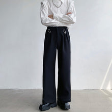 Load image into Gallery viewer, Drape Casual High-Rise Straight Suit Pants