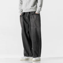 Load image into Gallery viewer, Loose Wide Big Pocket Straight Jeans