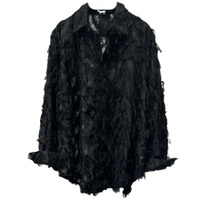 Load image into Gallery viewer, Cut-out Feather Tassels Loose Shirt