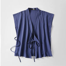 Load image into Gallery viewer, Slanted Collar Loose Vest