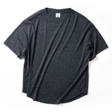 Load image into Gallery viewer, Rounded Hem Loose-fitting Casual T-shirt