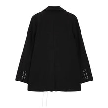 Load image into Gallery viewer, Black Loose Casual Chain Blazer