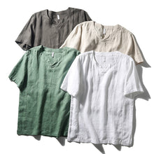 Load image into Gallery viewer, Casual V-neck T-shirt