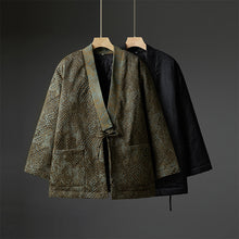 Load image into Gallery viewer, General Python Pattern Jacquard Cardigan Zen Taoist Robe