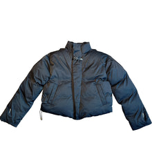 Load image into Gallery viewer, Stand Collar Leather Button Warm Cotton Jacket