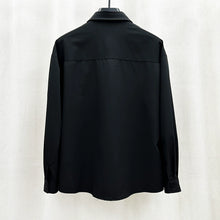 Load image into Gallery viewer, Patchwork Shawl Design Long-sleeved Shirt