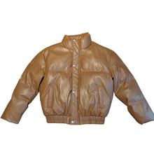 Load image into Gallery viewer, Winter Stand Collar Thickened Warm Leather Coat