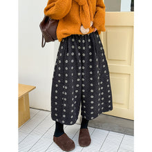 Load image into Gallery viewer, Retro Floral Elastic Waist Wide-leg Pants