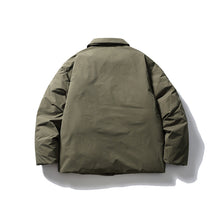 Load image into Gallery viewer, Solid Color Multi-pocket Loose Cotton Jacket