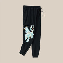 Load image into Gallery viewer, Embroidered Thickened Mid-Rise Loose Sweatpants