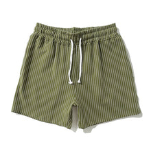Load image into Gallery viewer, Vertical Striped Cotton Sport Home Shorts
