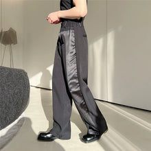 Load image into Gallery viewer, Panelled Straight Wide-leg Trousers