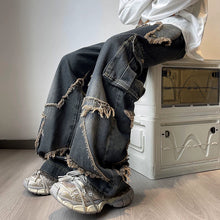 Load image into Gallery viewer, Retro Big Pocket Star Jeans