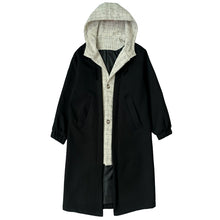 Load image into Gallery viewer, Fake Two Piece Hooded Windbreaker Jacket