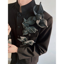 Load image into Gallery viewer, Orchid Stand Collar Slim Fit Blazer